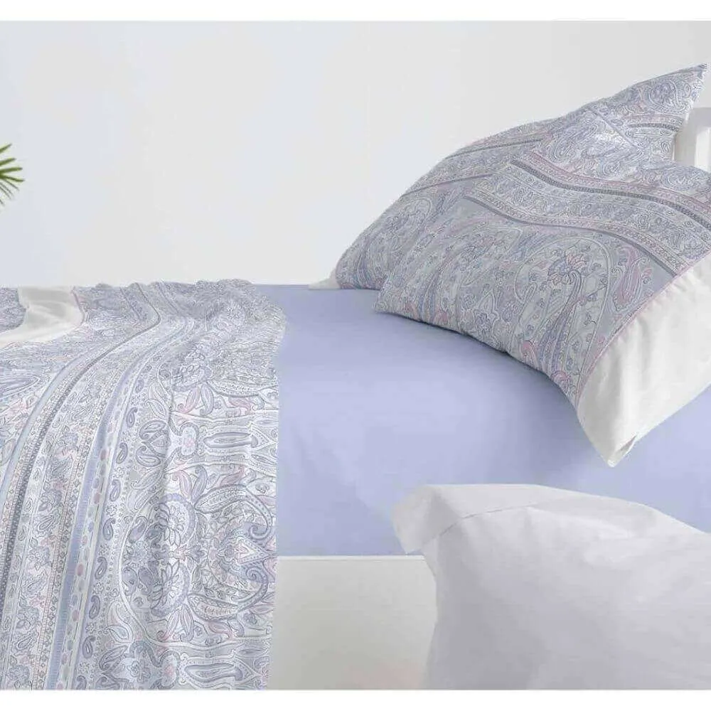 Burrito Blanco Diseño 529 Juego Sabana Claro de Luna Azul - Imagen 3