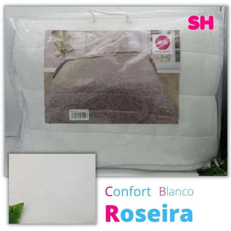 Roseira Confort Jacquard Blanco