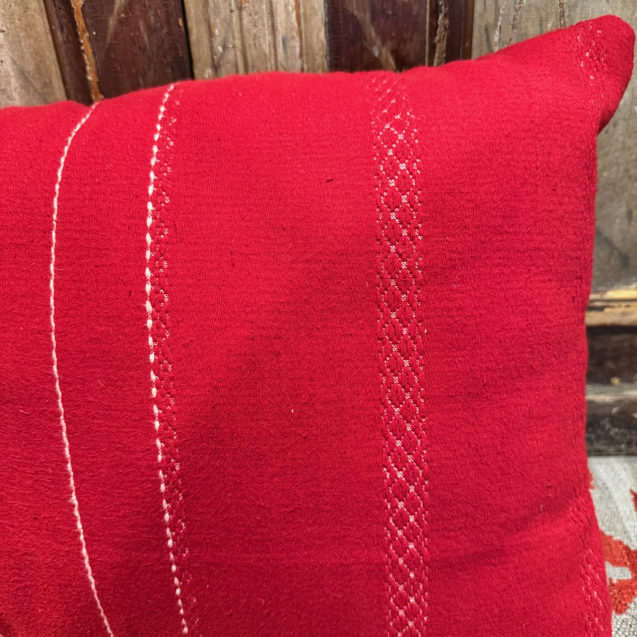 Almohadón de textil antiguo 60×40 - Imagen 2