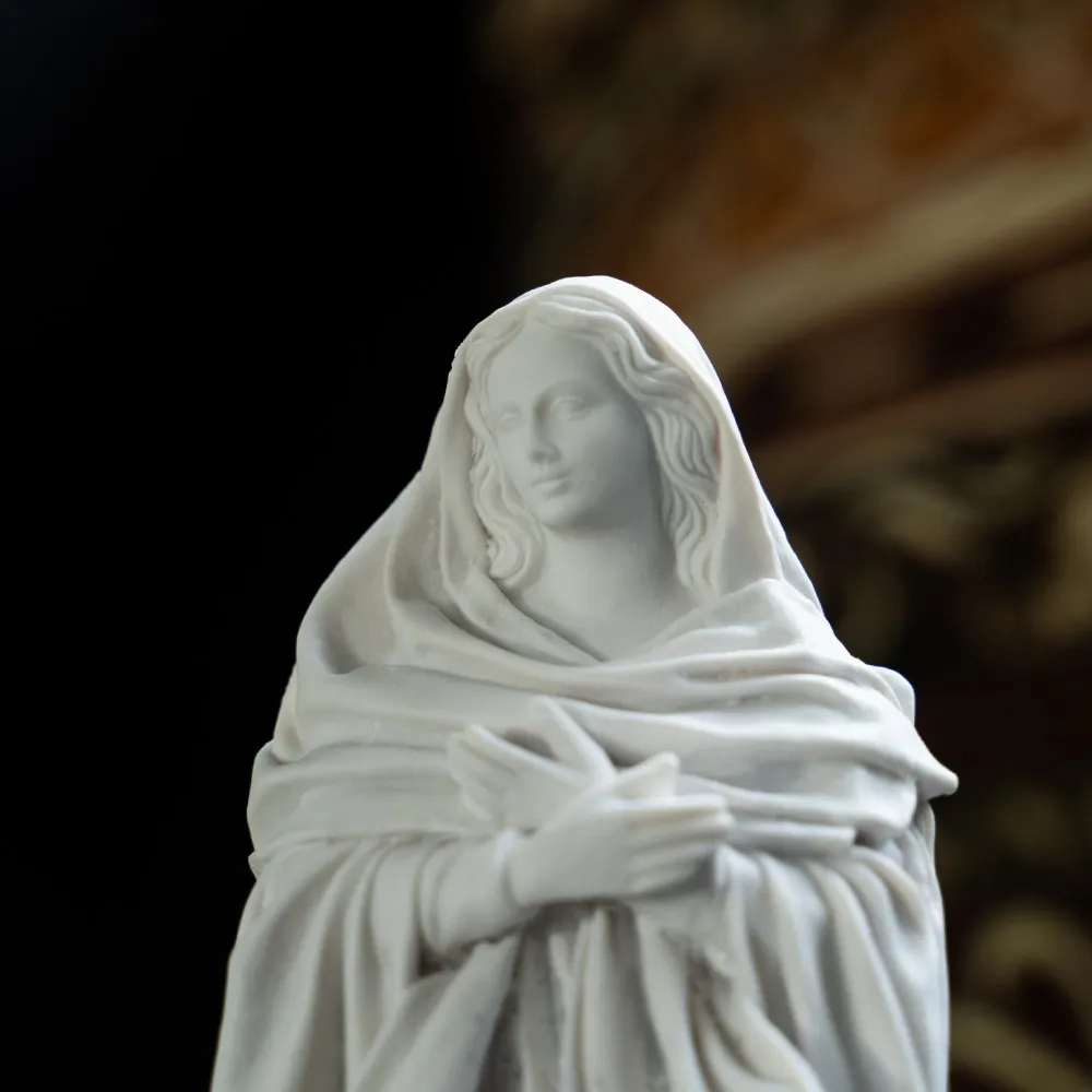 Nacimiento clásico. Marmolina blanca. - Imagen 3