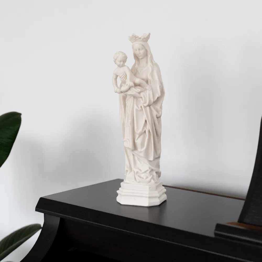 Virgen de la Luz. Alabastro. - Imagen 5