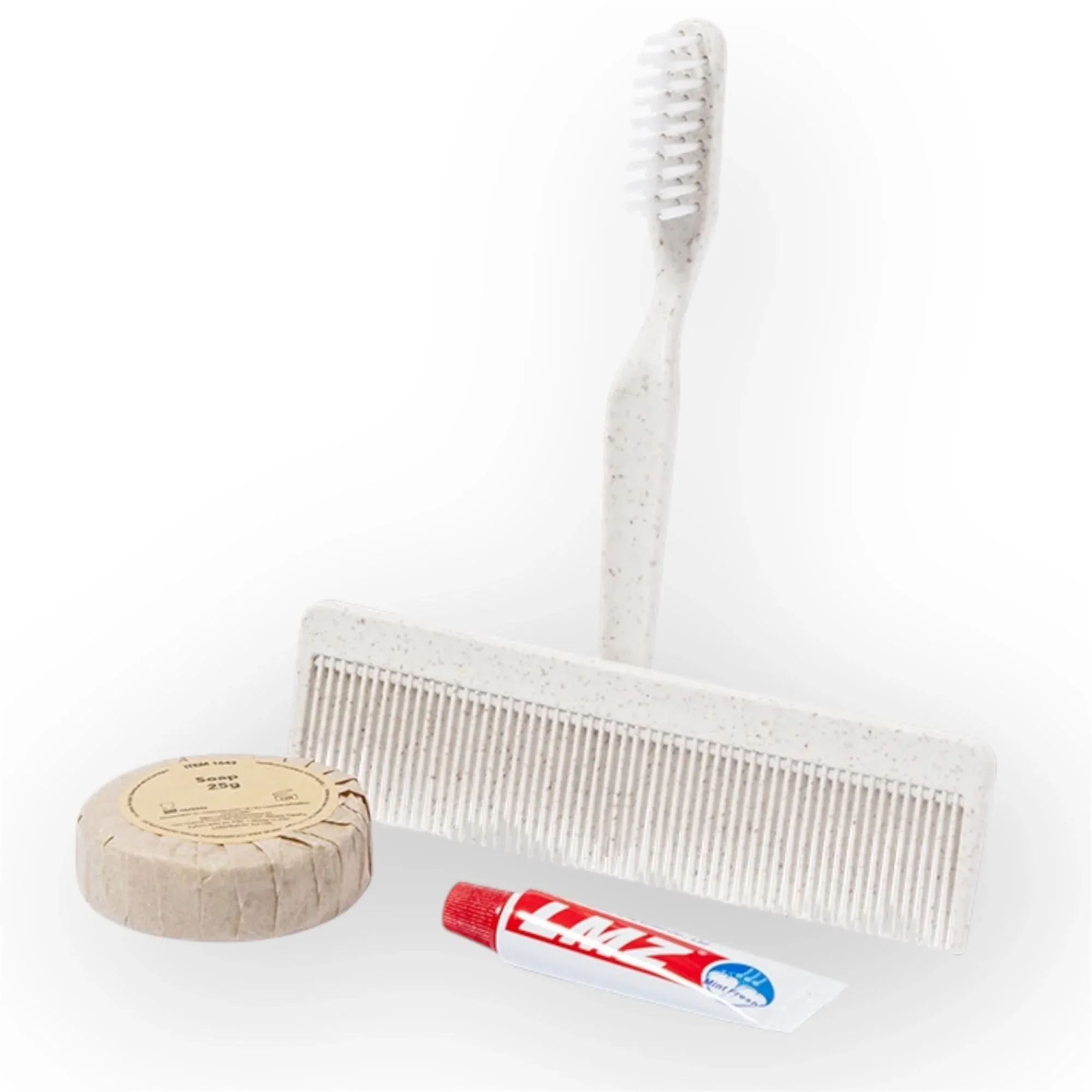 KIT DE HIGIENE para HOTELES PERSONALIZADO MOD.4316 AMENITIES desde 0,54€/u.