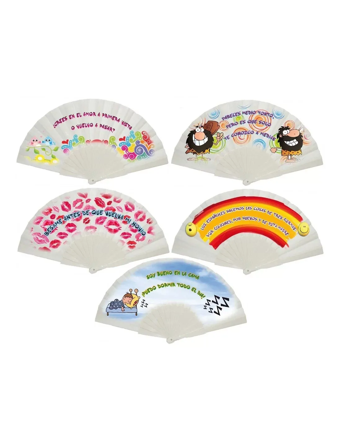 Abanico de Plástico Fiestas y Bromas - Imagen 6