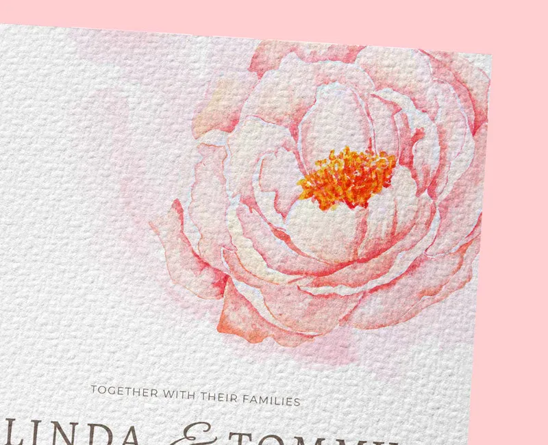 Tarjetones e invitaciones en papeles creativos y con texturas