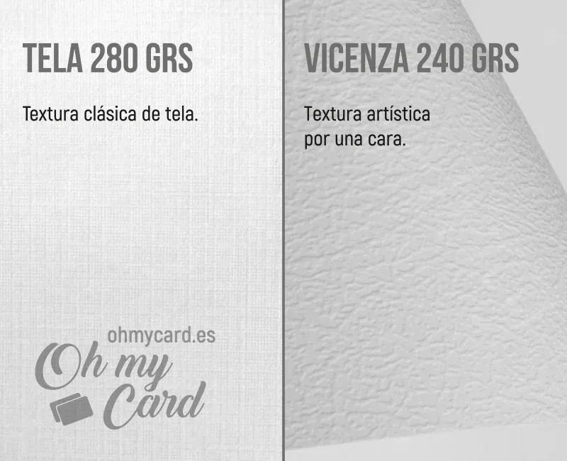 Tarjetones e invitaciones en papeles creativos y con texturas - Imagen 9